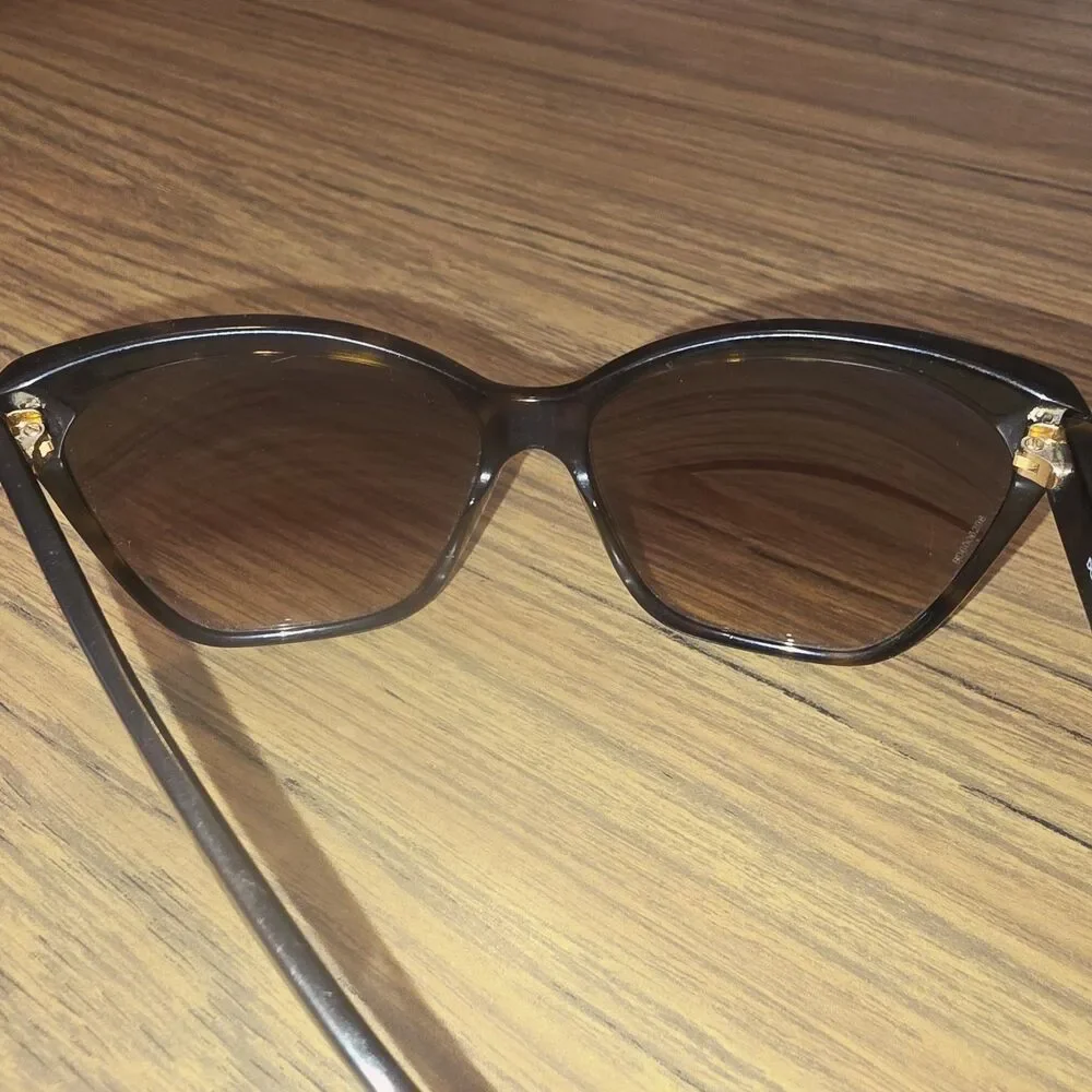 DOLCE & GABBANA DG4114 Y2K 59□15 140 Brown/Gold Summer Vacation Logo Sunglasses